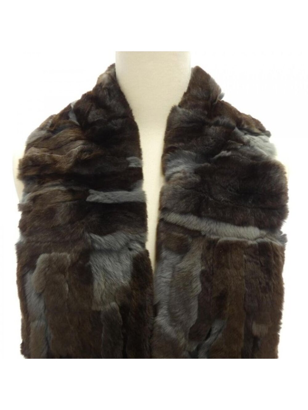 ★SOLD★ Chanel Scarf Cashmere Gray - Picture 6 of 6